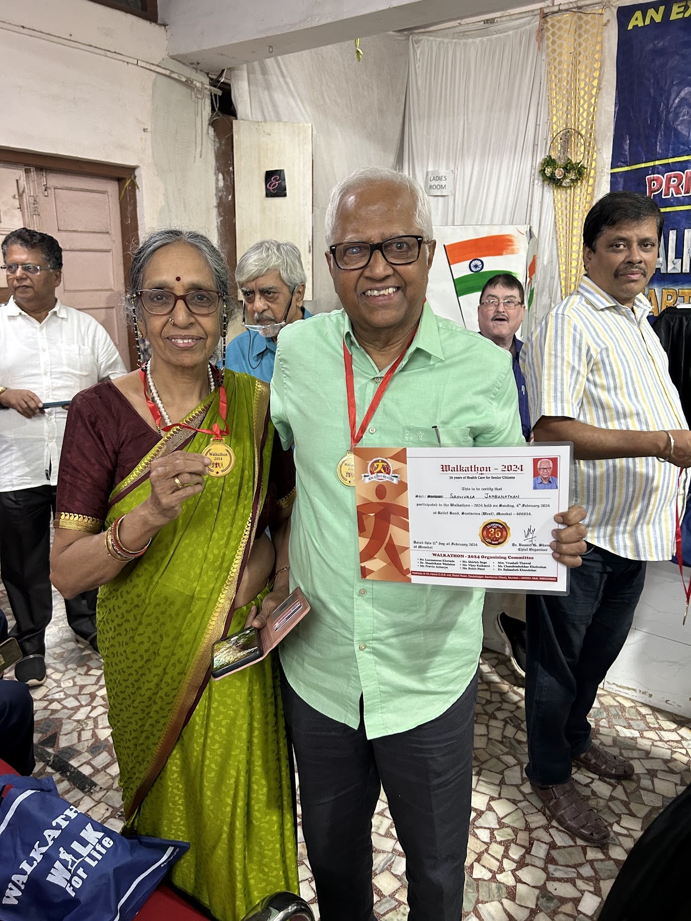Photo with grandparents