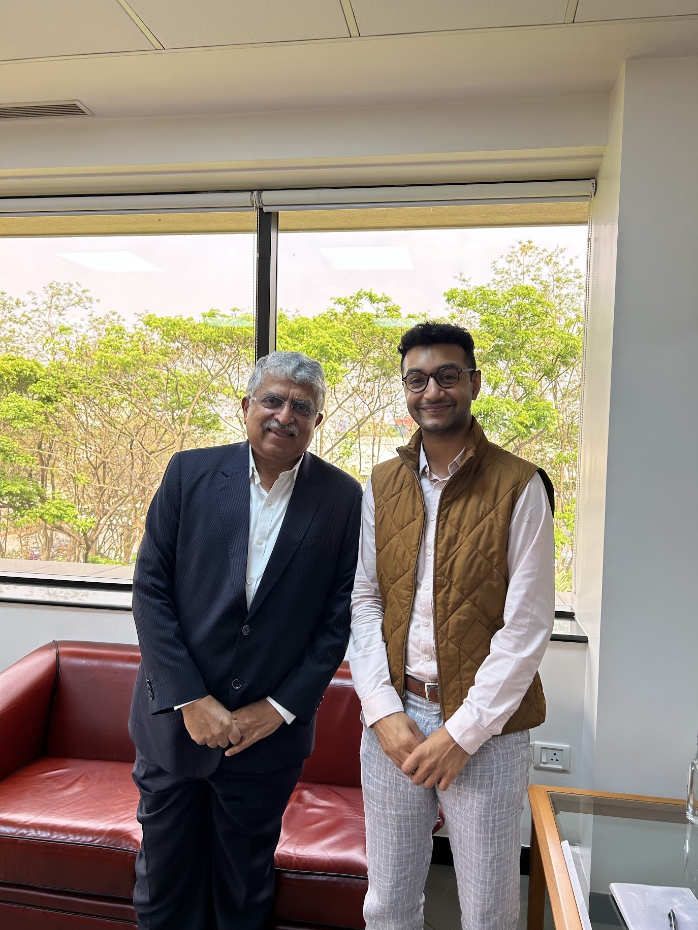 A photo of Nandan Nilekani.